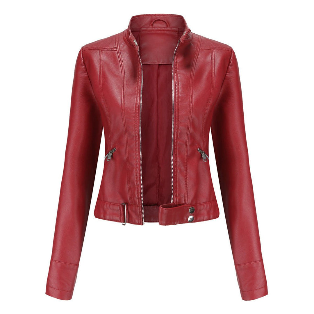 LUANA | Cropped Moto Jacket