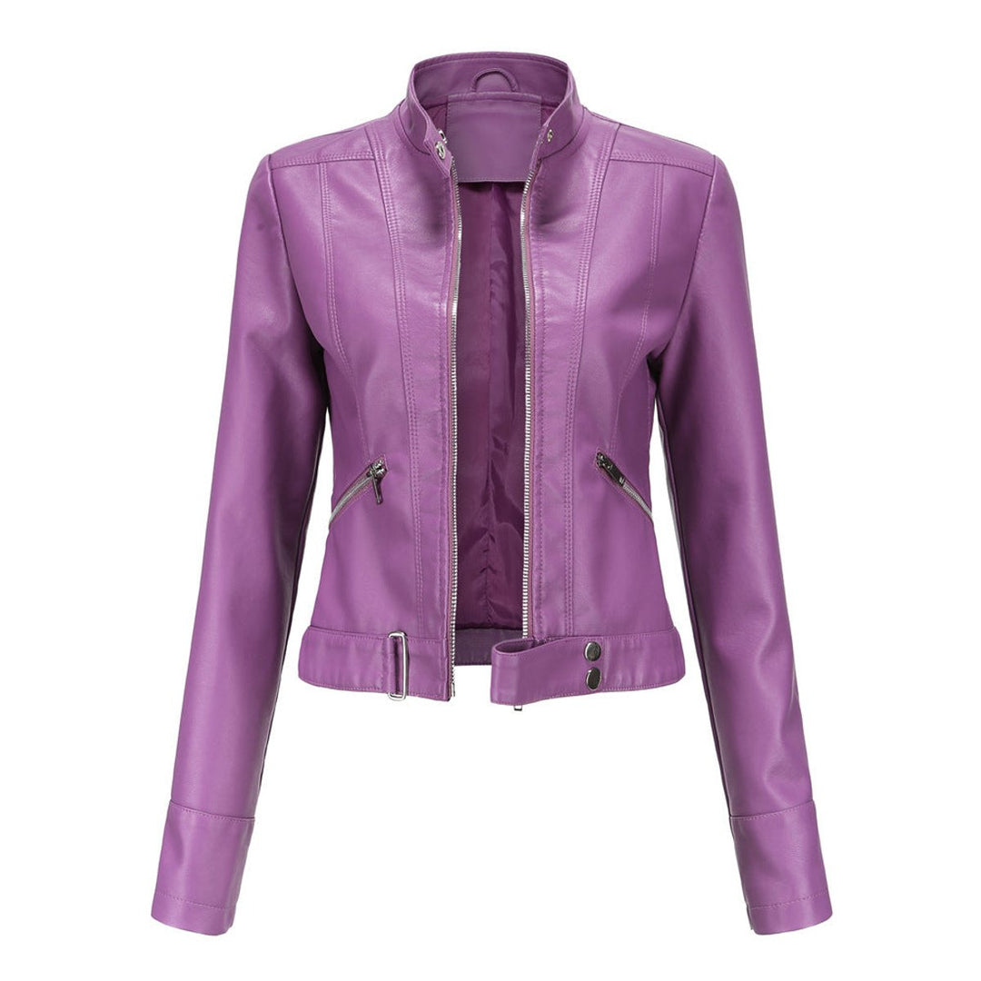 LUANA | Cropped Moto Jacket