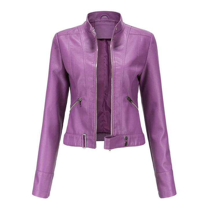 LUANA | Cropped Moto Jacket